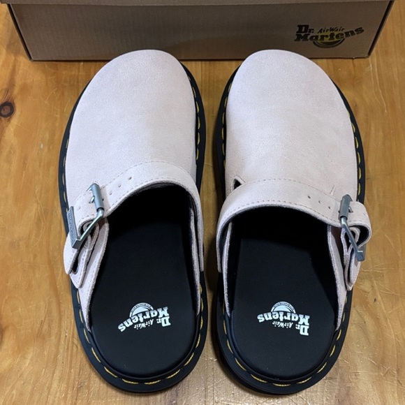 🩶Size 7 - NWT: DR. MARTENS - Women's ZebZag Suede Mules - Picture 7 of 14